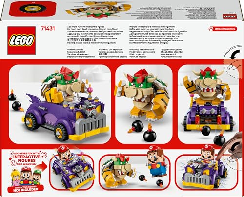 Super Mario Pack di Espansione Il Bolide di Bowser, Giochi per Bambini da 8 Anni con Personaggio e Macchina Giocattolo da Collezione, Regalo per Gamer da Abbinare a Uno Starter Pack 71431 - Lego - Immagine 11