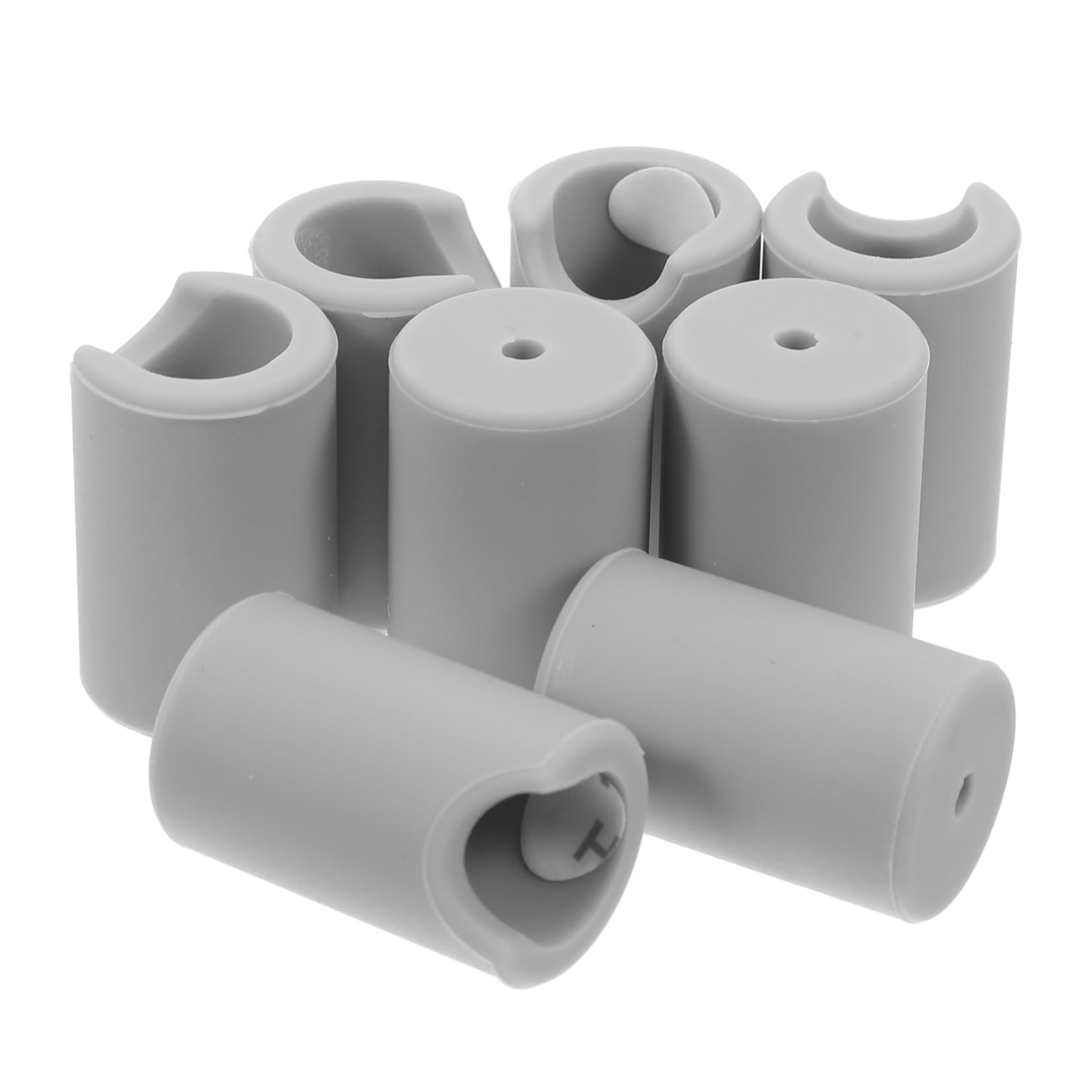 KONTONTY 8pcs Silicone Corner Protectors for Cabinet Handles Furniture Edge Covers Safety Bumpers Chic Design for Wardrobe Drawer Pulls Soft Cushioning to Prevent Injury