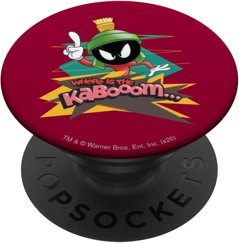 Looney Tunes Marvin the Martian Where Is the Kaboom PopSockets PopGrip for MagSafe