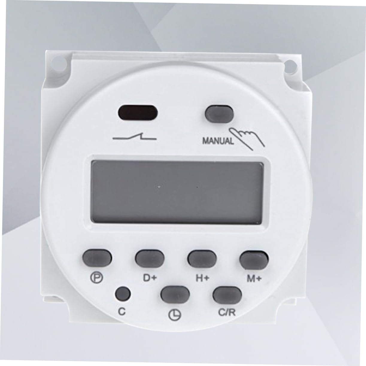 Gadpiparty Timer per Conto alla Rovescia Meccanico da 3 Pezzi 12v Dc Timer Programmabile 16a @ 250vac Display Lcd di Facile Lettura