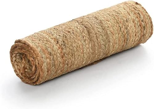 Eyesart Fashion Bohemian Decorative Area Rug Braided Runner Jute Oval 14"X 60" Table Top Runner-Hand Woven & Reversible For Living Room Kitchen Farmhouse For Living & Bedroom, #TOP4