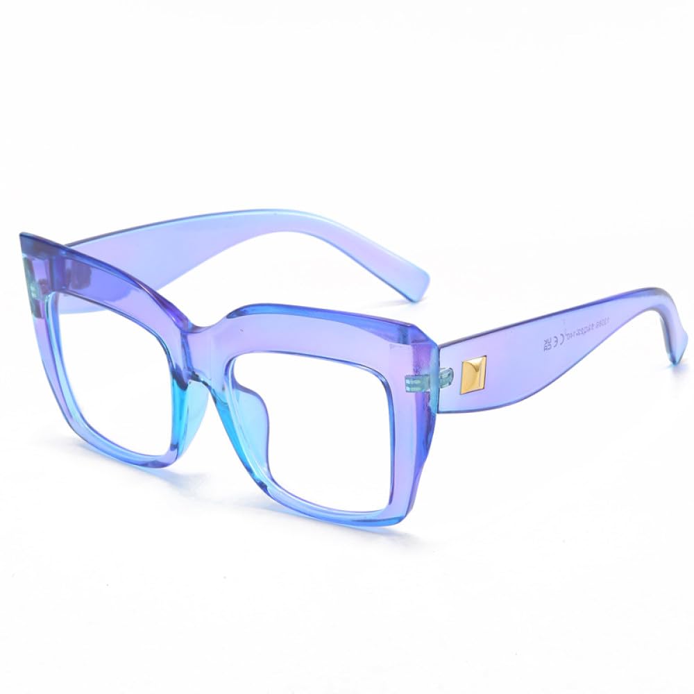 Monturas de gafas cuadradas de gran tamaño MUTYNE anteojos moda mujer 4