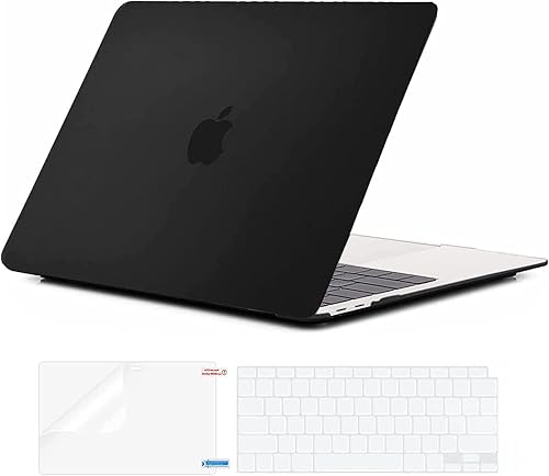 Miniatura 15 de EooCoo Funda rígida compatible con MacBook Air de 13.3 pulgadas M1 Chip 2021-2018 con pantalla Retina, funda protectora de plástico Air de 13.3
