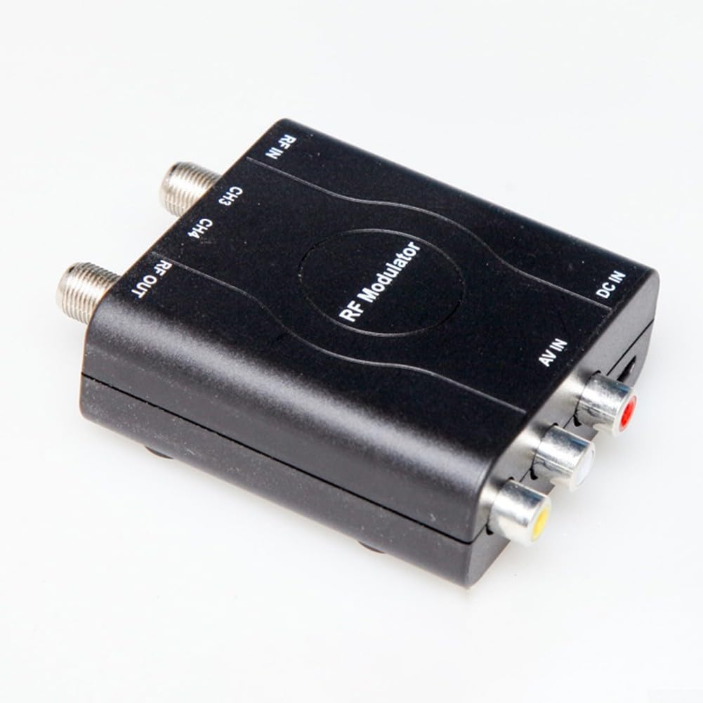 do RCA do modulatora RF NTSC CH3/CH4 czarny do RCA do RF