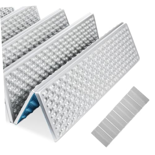 POPETPOP Folding Camping Mat Insulated Foam Sleeping Pad Lightweight Egg Crate Design for Outdoor Activities Camping Picnics and Beach Trips