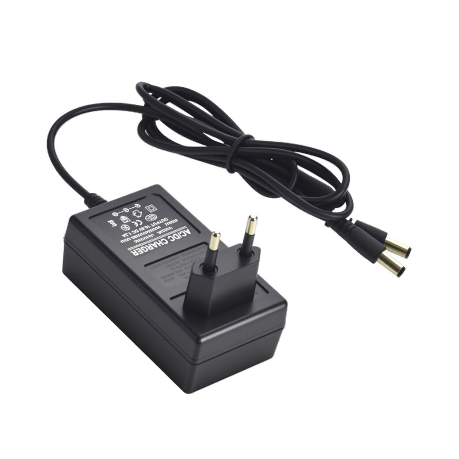 Caricabatterie a Doppia Porta da 21V con Indicatore Led | Protezione da Cortocircuito e Surriscaldamento | Compatibile con Batterie Al Litio per Utensili Elettrici