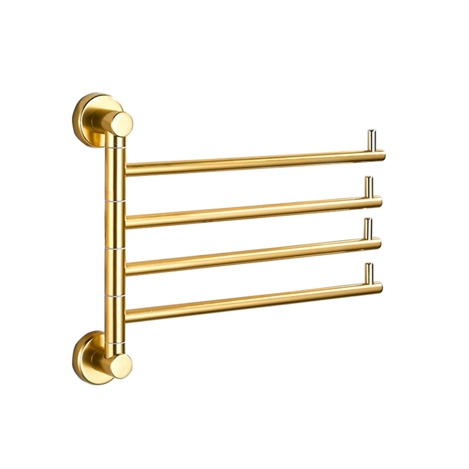 Space Aluminum Bathroom Towel Rack Wall-Mounted Rotary Towel Rack 31 * 20.8 cm(31 * 24.8cm)