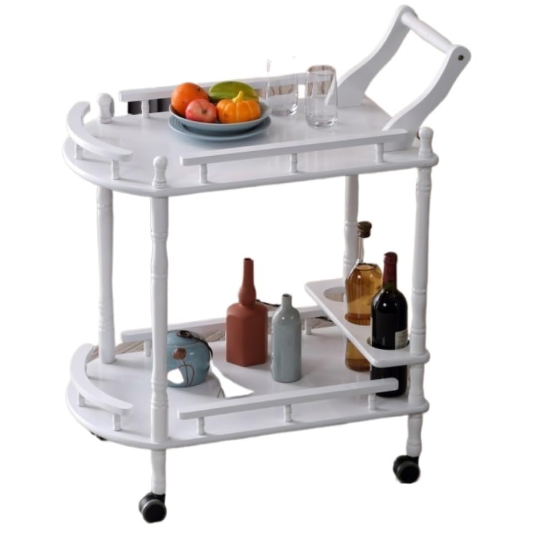 Amazon.co.jp: キッチンワゴン 収納カート トローリー 2段バートロリー