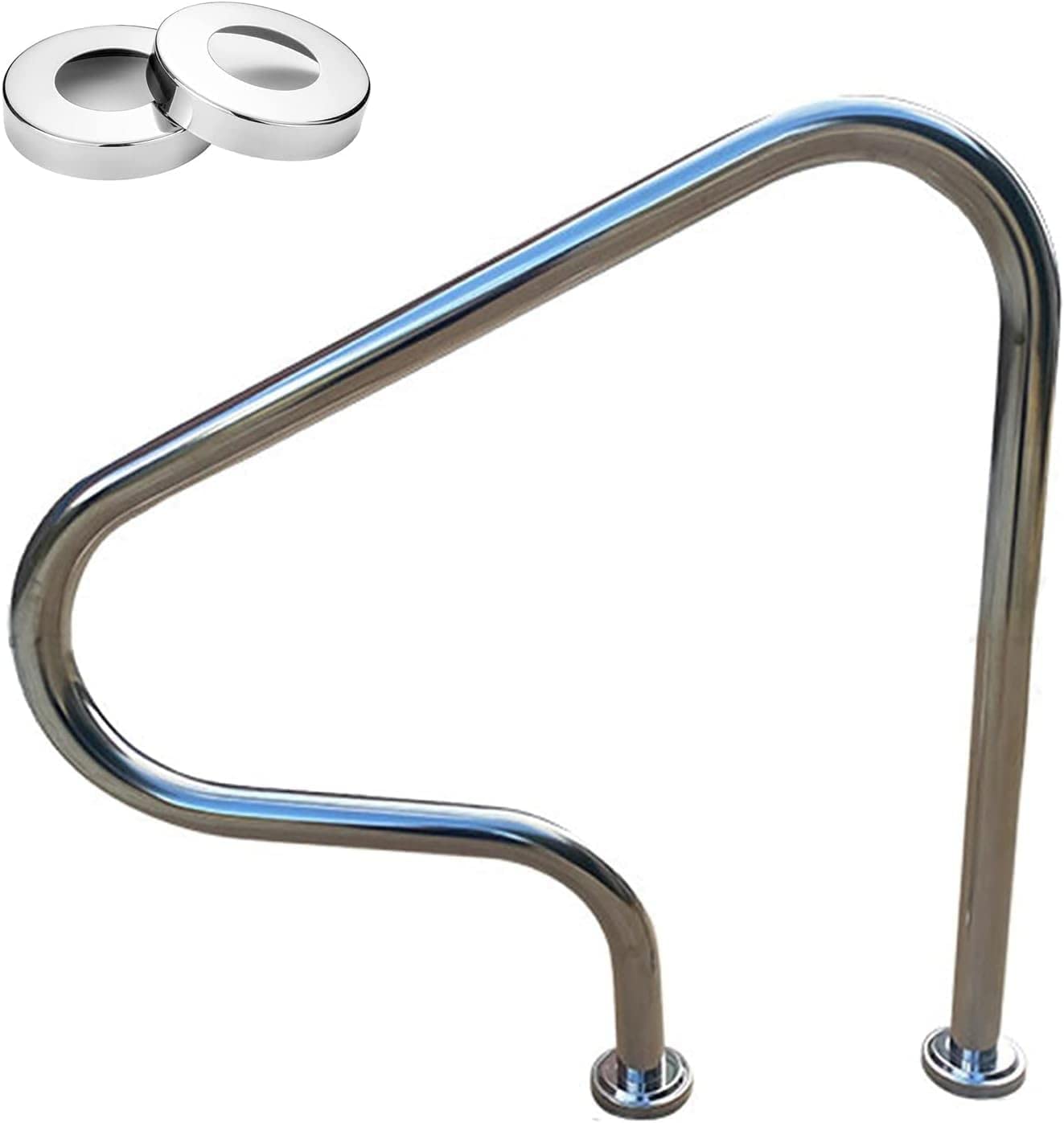 Main courante de piscine en acier inoxydable poignée antidérapante