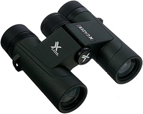 xgazer Optics punto profesional 10 x 25 Prismáticos compactos Lupa Vista para la observación de aves, caza y pesca, al aire última intervensión