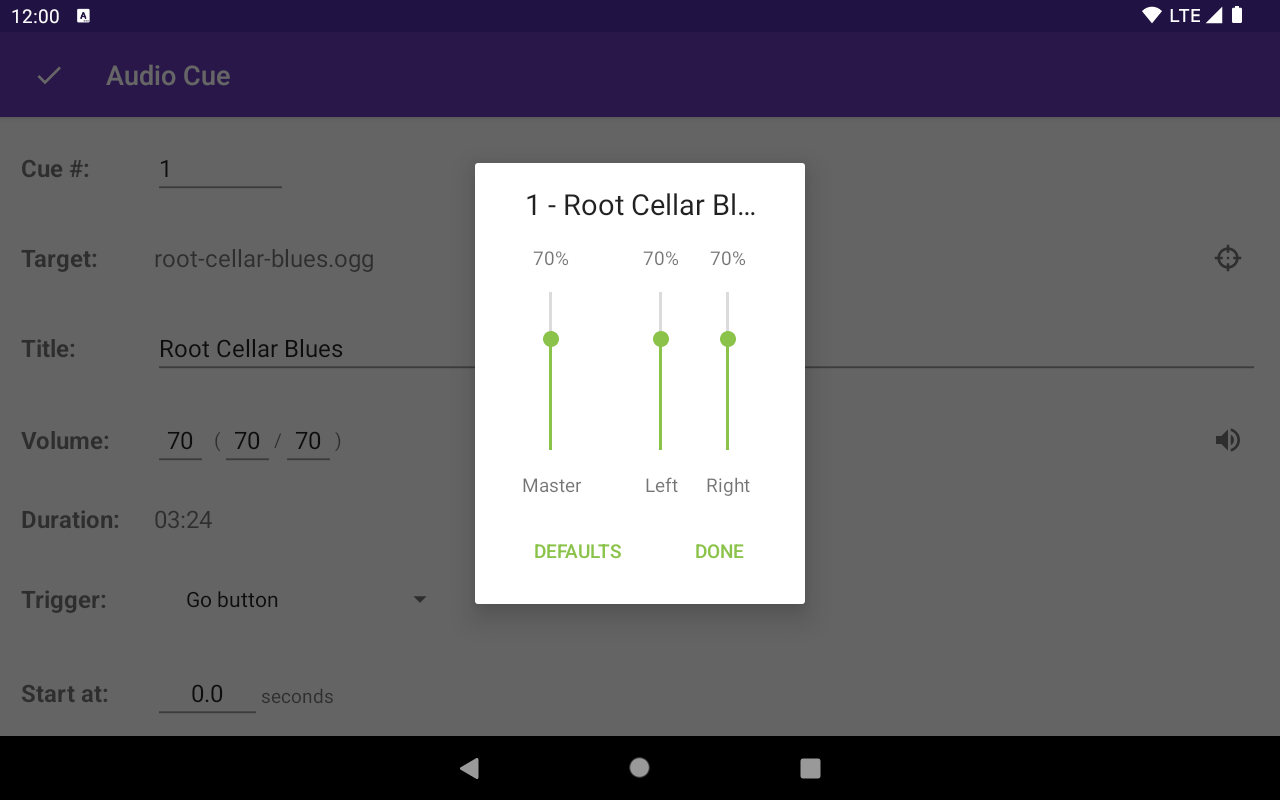 Audio Cues App on Amazon Appstore