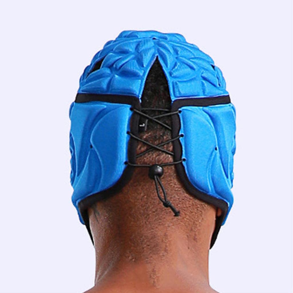 Baoblaze Eva Spugna Rugby Casco Regolabile per Hockey Soccer Soccer