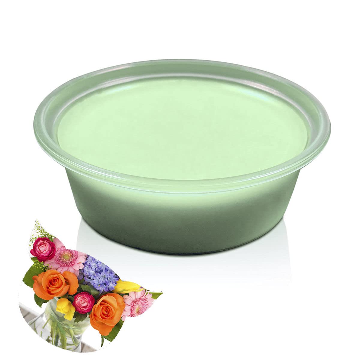 Medium Wax MELT Pot - Snap Tart Handcrafted Soy Wax Vegan Long Lasting Highly Scented Handmade Wax Melts (Spring Bouquet)