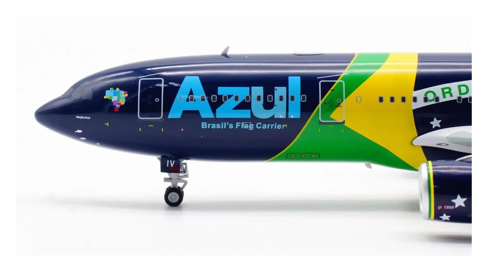 Aviones clásicos Antiguos IF332AD0523 Inflight 1:200 Azul Airlines A330-200 Avión Diecast Jet Modelo PR-AIV
