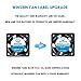 WINSINN 40mm 12V Fan - Hydraulic Bearing 8000 RPM 4020 Cooling Fan Replacement for 3D Printer/PC Cooling/Automotive, 30cm Cable with XH2.54-2PIN, Brushless 40x20mm (4Pcs)