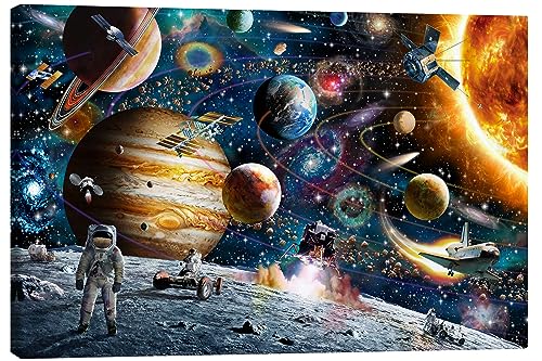 Tableau sur toile haut de gamme L'odyssée de l'espace par Adrian Chesterman