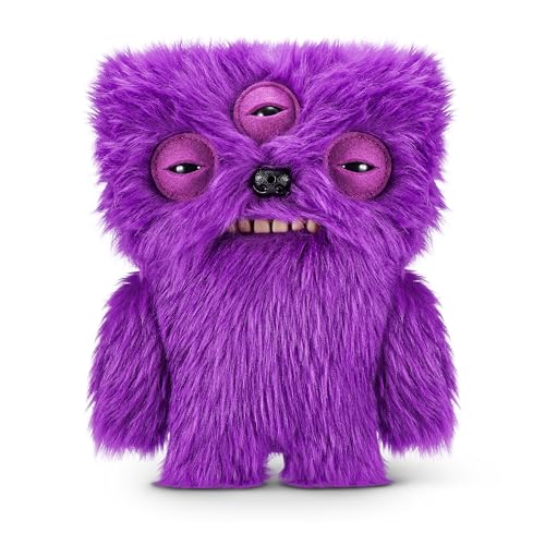 Fuggler Fart Face 9-inch by ZURU, Funny Ugly Monster Plush Toy, Soft Doll Plushies for Kids and Adults (Alien)