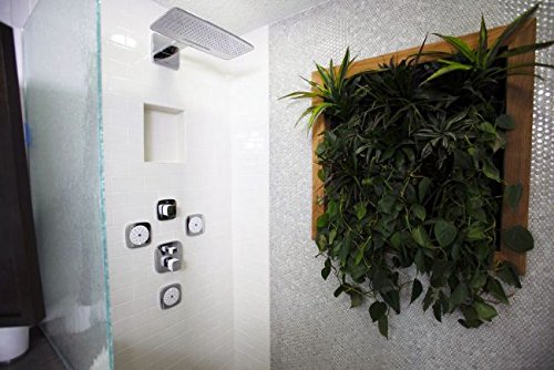 Generico Vaso Feltro Appendibile - 9 Tasche Verde