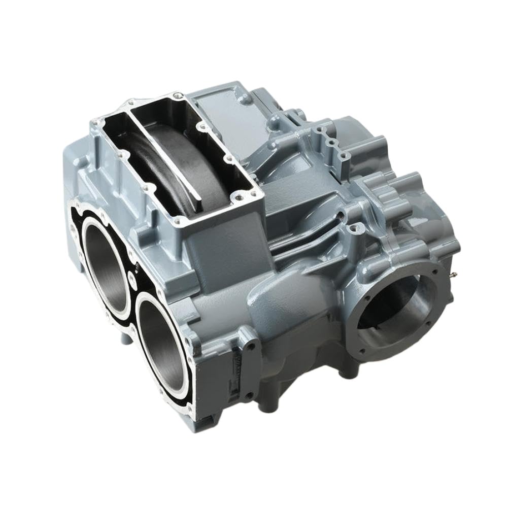 Conjunto de cárter y cilindro para motor fueraborda 2T E40X 40CV compatible con HDX 66T-15100 66T-15100-00 66T-15100-02-1S