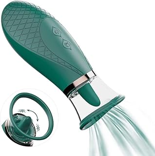 Vibrador Sugador com Língua Sugador de Clitóris Sucker Rosa Vibrador Massageador com 10 Modos de Vibração