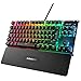 Steelseries Apex Pro TKL, Tastiera Meccanica da Gaming, Forma Compatto, Switch Meccanici con Attivazione Regolabile, Smart Display OLED, Layout Tedesco (QWERTZ)