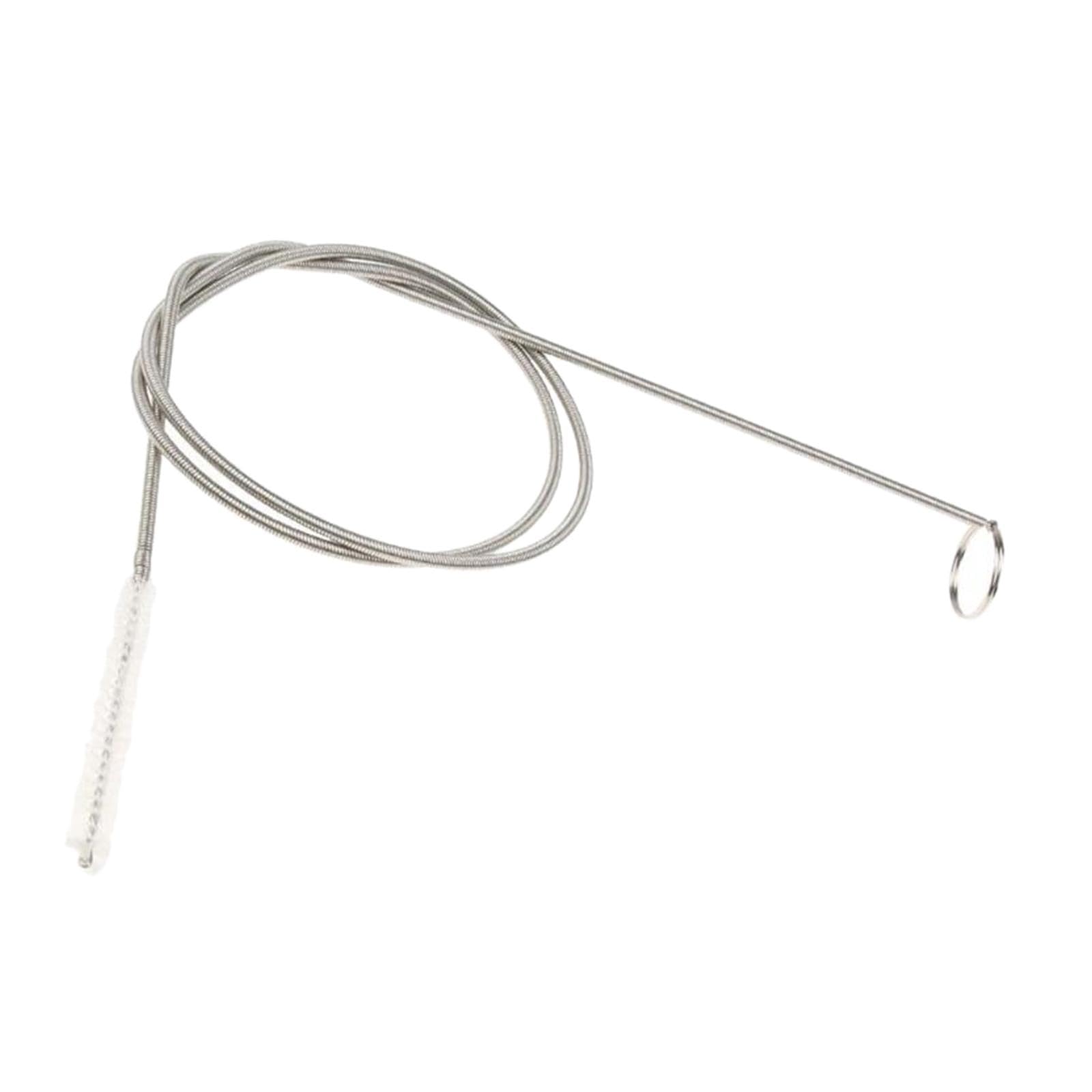 rockible Refrigerator Scrub Tool for Drain Cleaning, Stainless Steel and Nylon Brushes