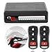 Car Remote Central Lock Locking Keyless Entry System Auto Remote Central Kit with Control Box Controllers 4 Button Remote Control Transmitter