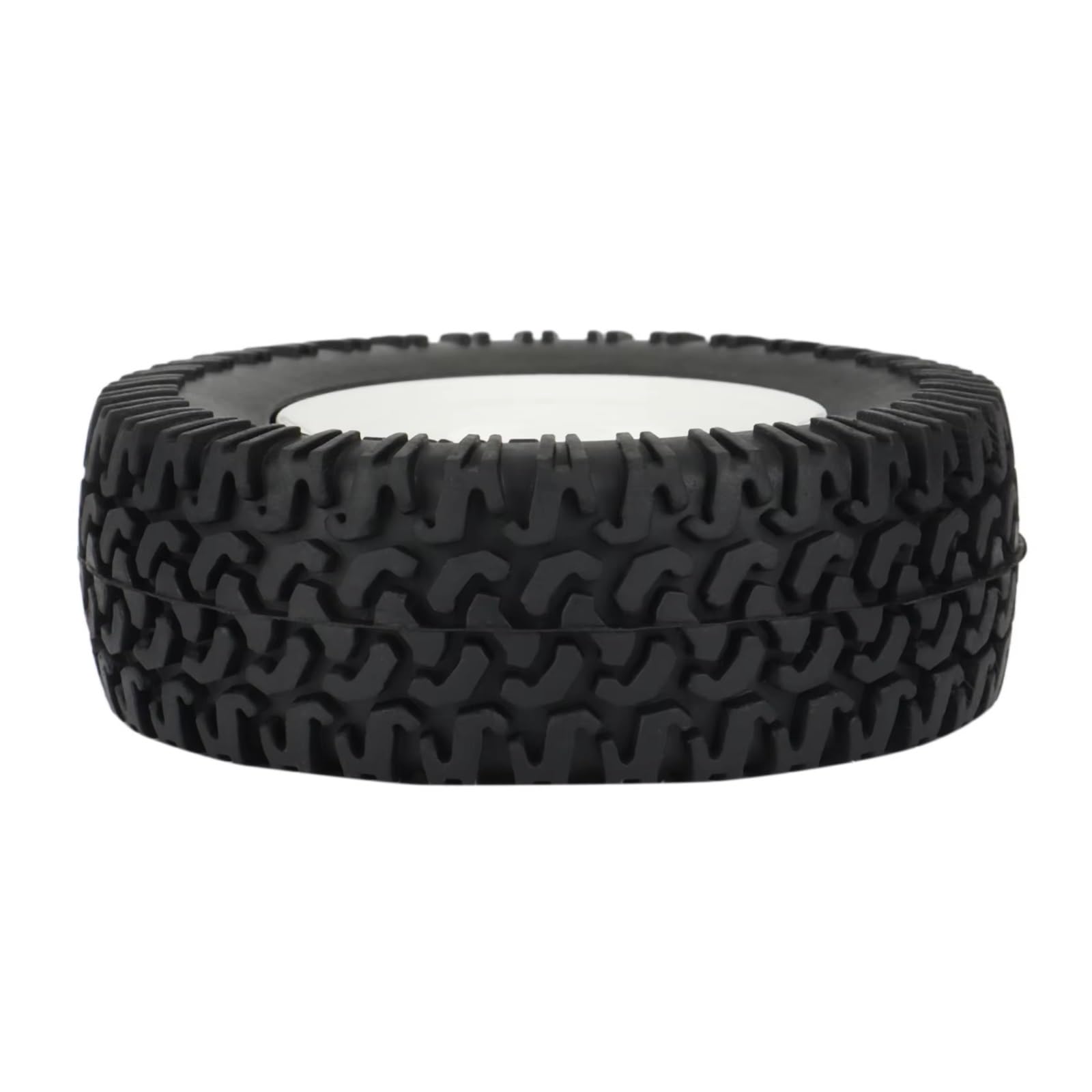RC Pneus Jante Compatible avec Axial Jr 90069 D90 TF2 pour Tamiya CC01 LC70 pour MST 1/10 RC Voiture sur Chenilles 4 Pièces 1.55 Jeu De Pneus De Jante De Roue À Billes en Métal