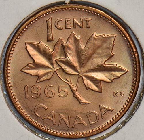 Collectible Coin Canada 1965 Cent BU 903697