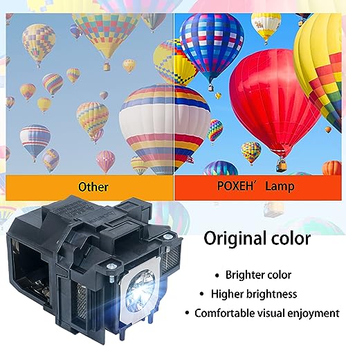 Image of Original ELP87 Replacement Projector Lamp Bulb for Epson BrightLink 536Wi PowerLite 520 525W 530 535W 955W 965 97 98 99W X27 PowerLite Home Cinema 2000 2030 725HD EX7235 VS230 EX3220 V13H010L87