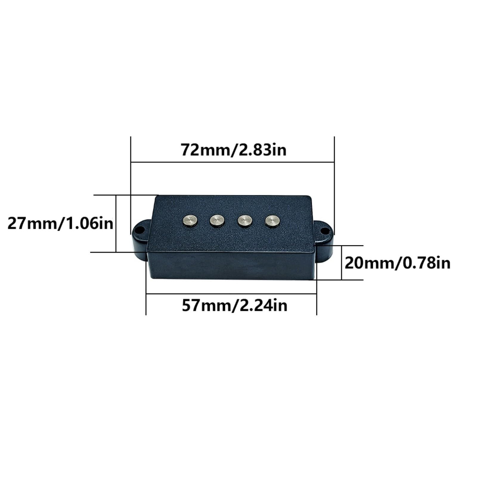 Pastillas de bajo eléctrico de repuesto, preamplificador de graves, circuito de cableado, pastilla de 4 cuerdas, accesorio de bajo eléctrico
