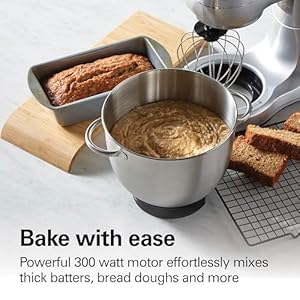 Hamilton beach electric stand mixer 4 quarts dough hook flat beater attachments splash guard 7 speeds with whisk silver  urban country home decor