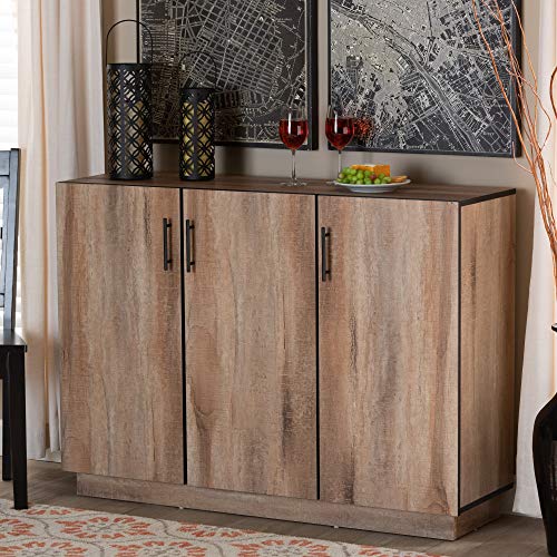Baxton Studio Patton Sideboards And Servers, One Size, Natural Oak #TOP1