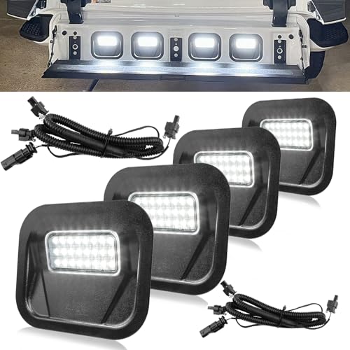 Lámparas LED para pedal trasero de camión, pack 4