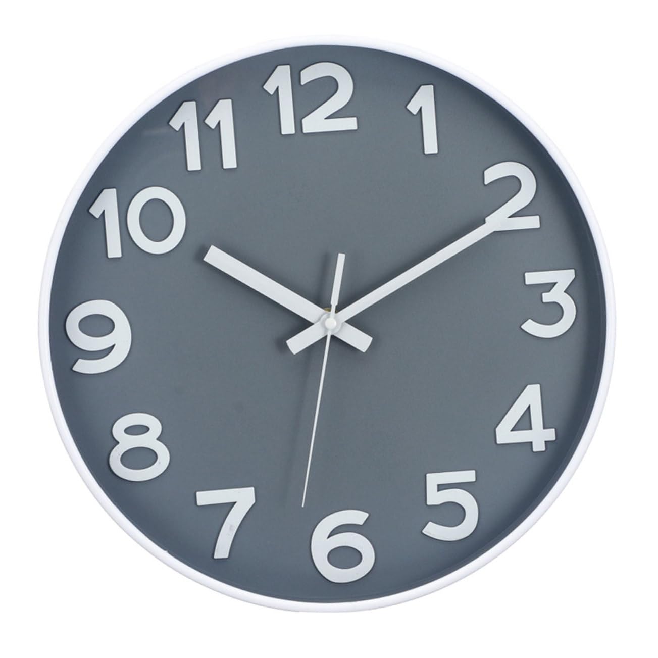 Horloge murale silencieuse pour chambre d'enfant Cabilock design moderne