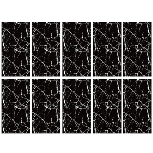Celuicion Azulejos Autoadhesivos Para Paredes | 10 Piezas Azulejos De Pared Para Baño | 58x30 CM Impermeable Desmontable Resistente Al Calor Autoadhesivo Revestimiento De Pared Para Baño Dormitorio