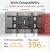 XinleTech XXL Heavy Duty Full Motion TV Wall Mount for 85,86,98,100,120 Inch TVs,Tool-Free Tilt Extension Adjustable TV Mount,Pre-Assembled,VESA 100x100 to 1050x600,Holds up to 396 lbs,XL-DY1067