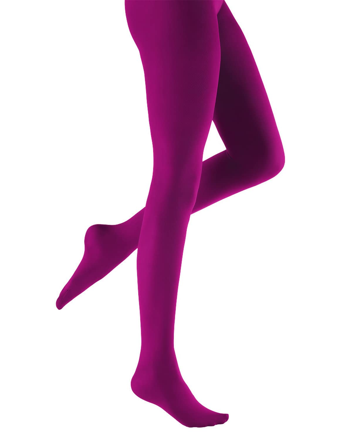 Pretty Polly 60 Denier Coloured 3D Opaque Tights PNAVJ8 Cranberry XL