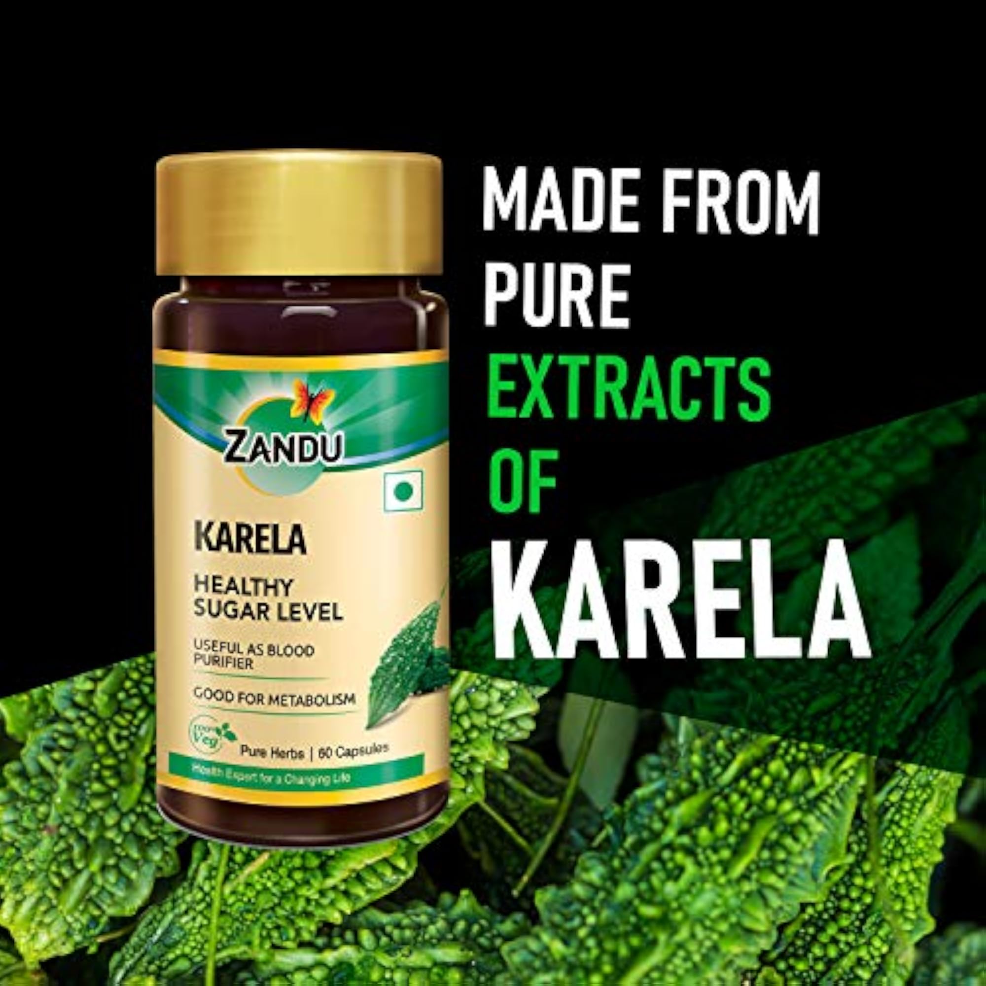 Karela Capsules, 60 Veg