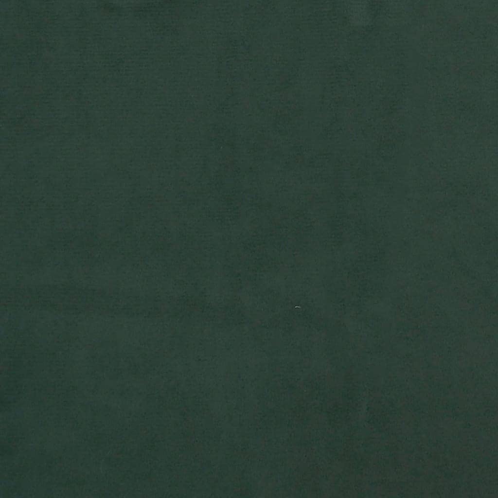 Materac ze sprężynami kieszeniowymi, średni, ciemnozielony, 100 x 200 x 20 cm, aksamitne pokrycie, rdzeń sprężynowy z zimną pianką i pianką memory, oddychający, ergonomiczny do sypialni