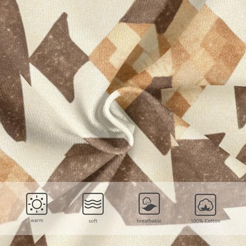 KLL Houndstooth Brown Classical Baby Boys Pure Cotton Underwear Breathable Children Undies3