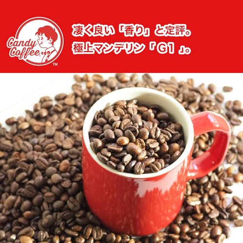 Candy Coffee 極上マンデリン G1 コーヒー粉 300g