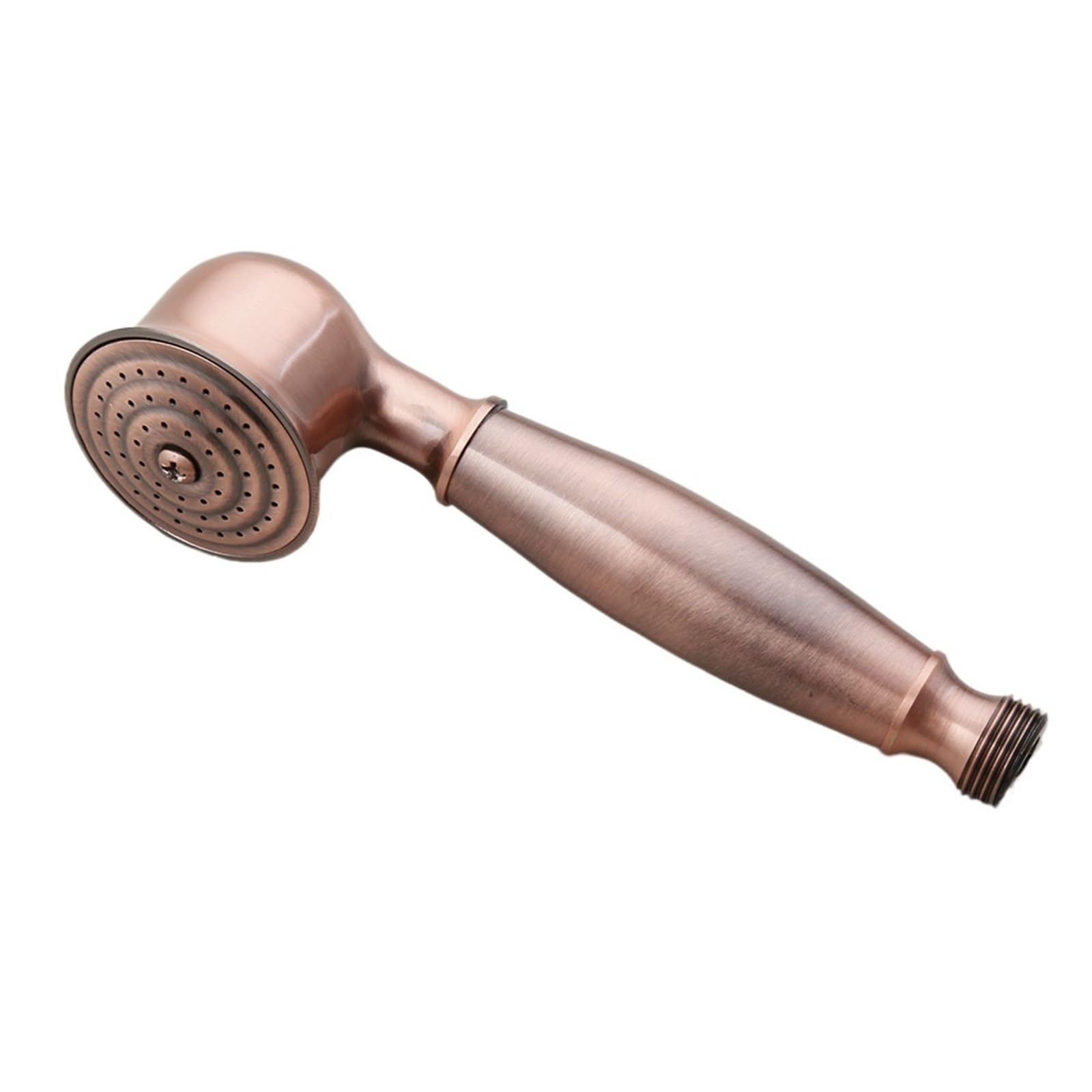 Zymjzbetic Shower Head Black Gold Chrome Brass Bath Hand Held Shower Head Antique Bronze Water Saving Copper Handheld Sprayer(Antique Red Copper)