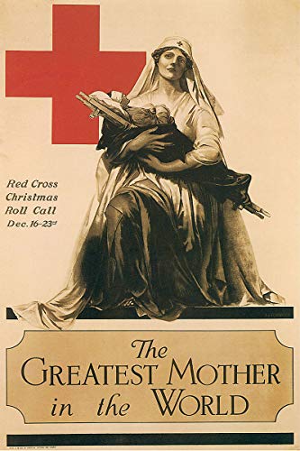 The Greatest Mother in the World Vintage World War One WW1 WWI USA Military Propaganda Poster