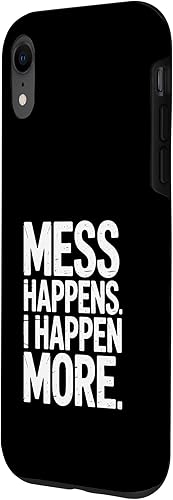 Miniatura 2 de Mess Happens I Happen More Funny Toddler Chaos Case for iPhone XR
