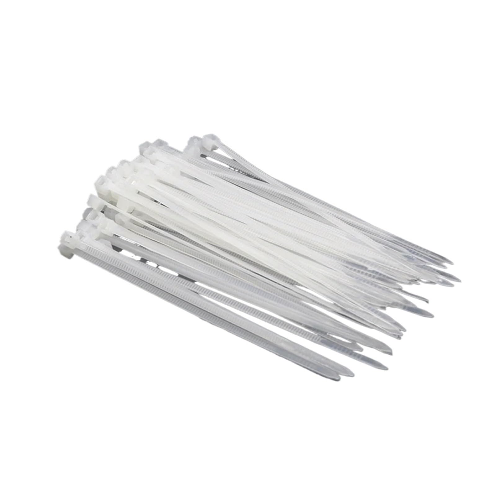 Fascette per cavi dati, 300 pezzi, in plastica e nylon, autobloccanti, regolabili, per casa e ufficio, per l'organizzazione dei cavi (nere, 2,5 x 200 mm)