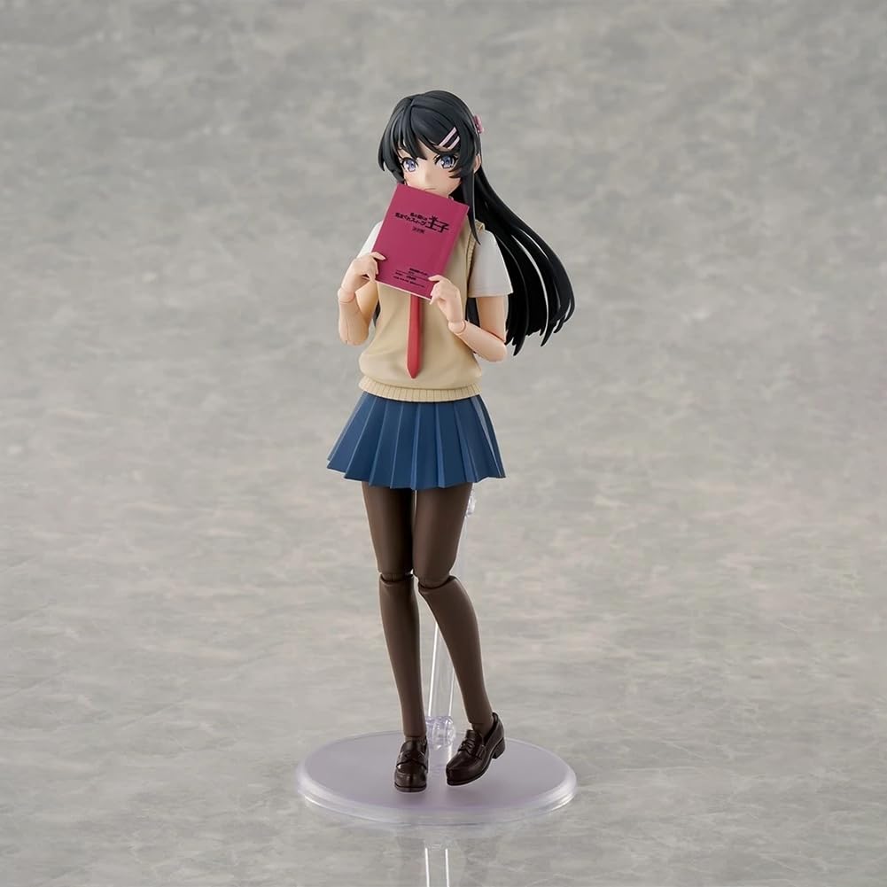 Mai Figure Anime Bunny Girl y Uniforme Escolar Figuras Estatua 26cm
