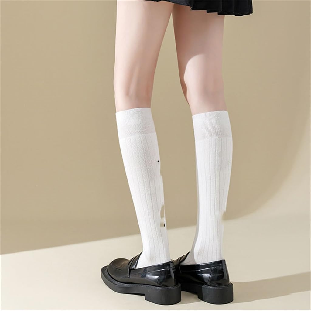 Calf Socks Versatile Letter College Knee Length Boneless Japanese Sports