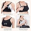 Hands-Free-Pumping-Bra-Momcozy-Adjustable-Breast-Pumps-Holding-and-Nursing-Bra-Suitable-for-Breastfeeding-Pumps-by-Lansinoh-Philips-Avent-Spectra-Evenflo-and-MoreBlack-X-Large