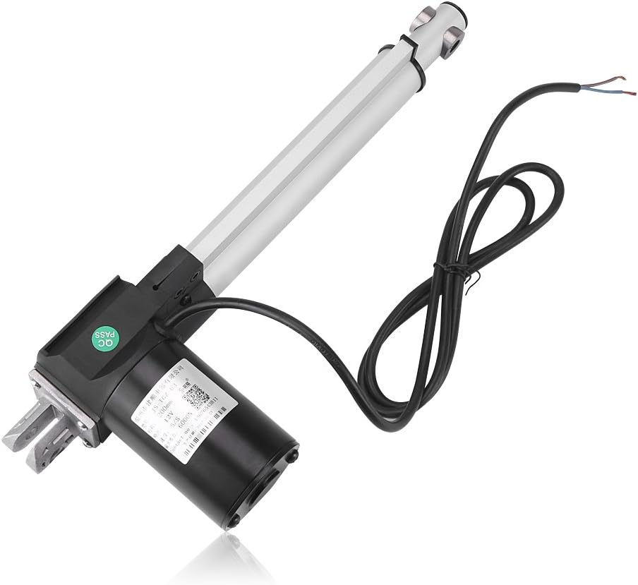 Actuador lineal DC 12V 6000N Actuador de putter eléctrico de carrera de elevación de alta potencia para automóvil médico(200mm)